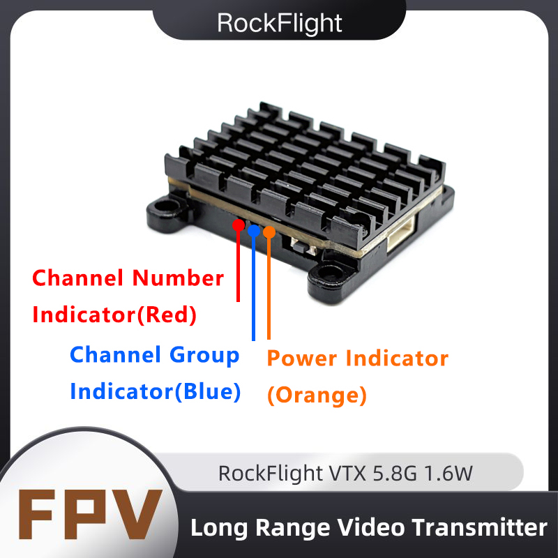 RockFlight TX663 VTX 5.8G 48CH - đánh giá và giá Fpv Drone Vtx