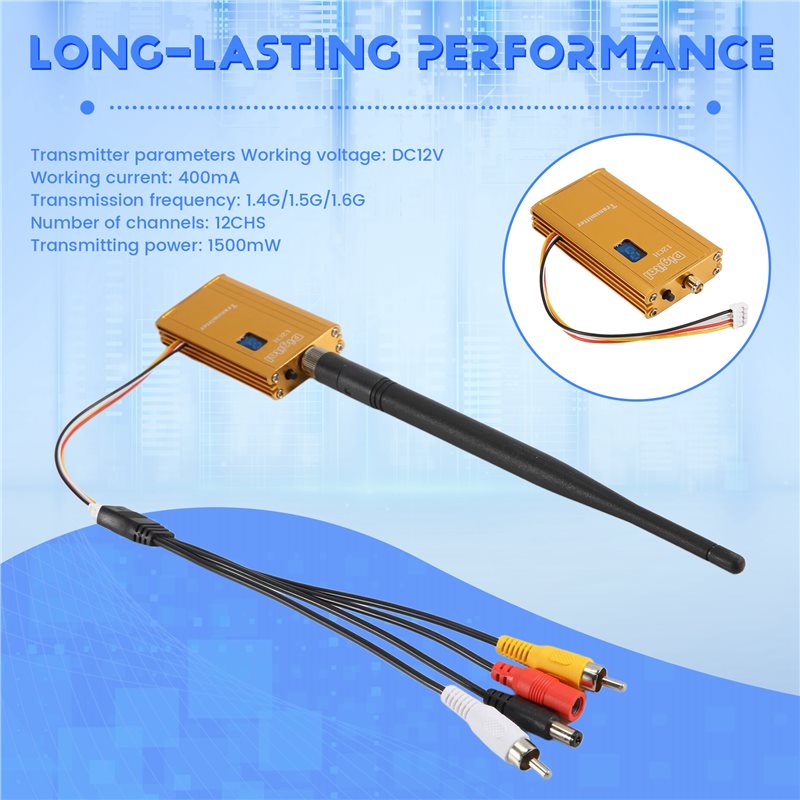 A48U 1.5G 1.5W FPV VTX 12CH 15 - đánh giá và giá Fpv Drone Vtx