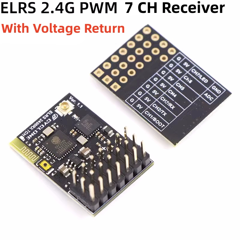 ELRS 2.4G PWM 7CH 6CH CRSF Rec - đánh giá và giá Fpv Drone Battery