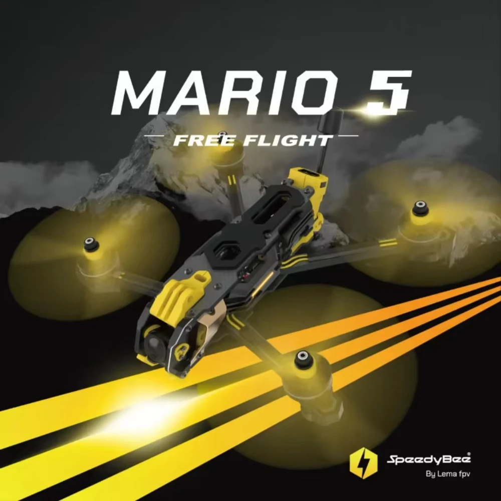 Speedybee Mario 5 O4 Frame Kit - đánh giá và giá Fpv Drone Propeller
